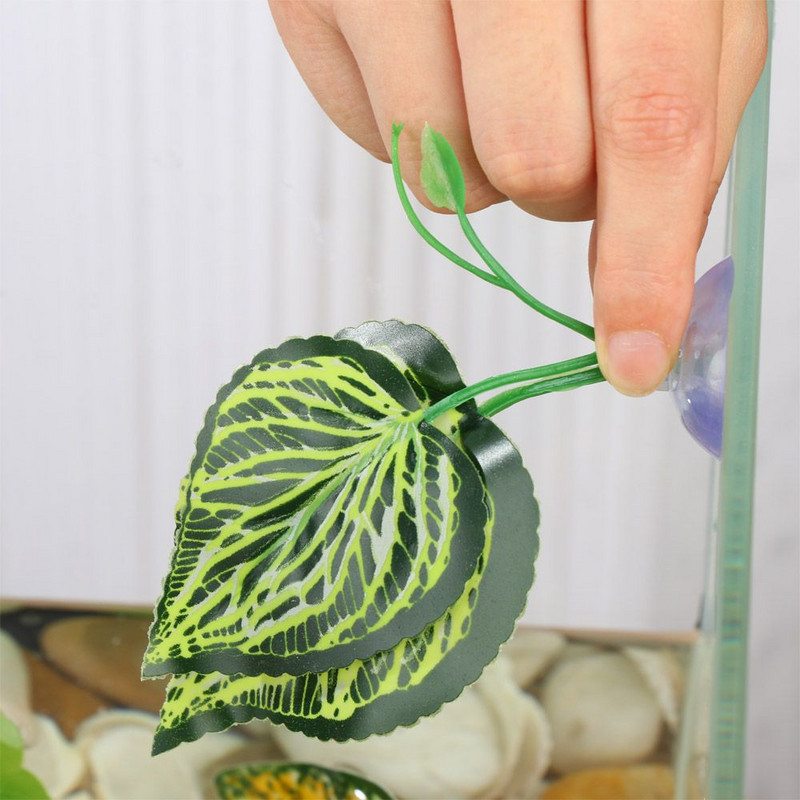 Mākslīgo betta lapu zivju tvertņu augi, simulācijas, rotaļu atpūta, dekoratīvie augi Betta zivju rotaļlieta Relaksējoša zivju akvārija dekorēšana