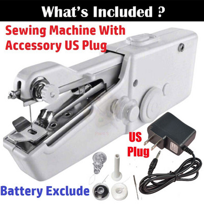 Patogios siuvimo mašinos vaikams Daugiafunkcis elektroninis mini nešiojamas rankinis dygsnio siuvimas elektrinių automatinių rankinių siuvimo mašinų rinkinys