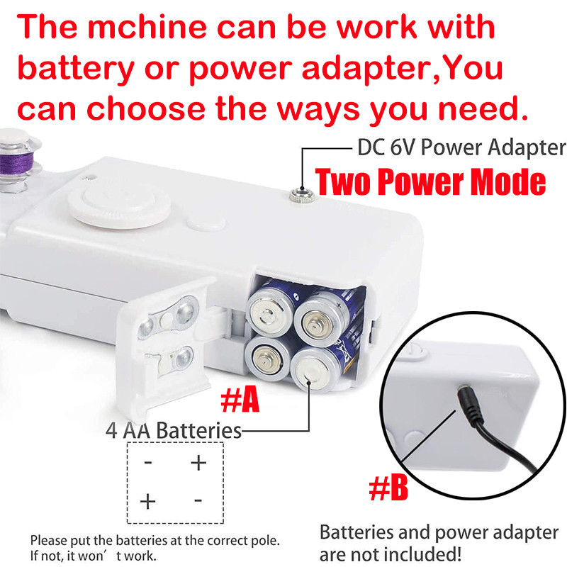 Patogios siuvimo mašinos vaikams Daugiafunkcis elektroninis mini nešiojamas rankinis dygsnio siuvimas elektrinių automatinių rankinių siuvimo mašinų rinkinys