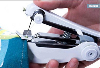 Pārnēsājama šujmašīna Mini rokasgrāmata Ērts rokdarbi Bezvadu instrumenti Dūriens Šūt Apģērbi Audumi Elektriskā šujmašīna Mājsaimniecība