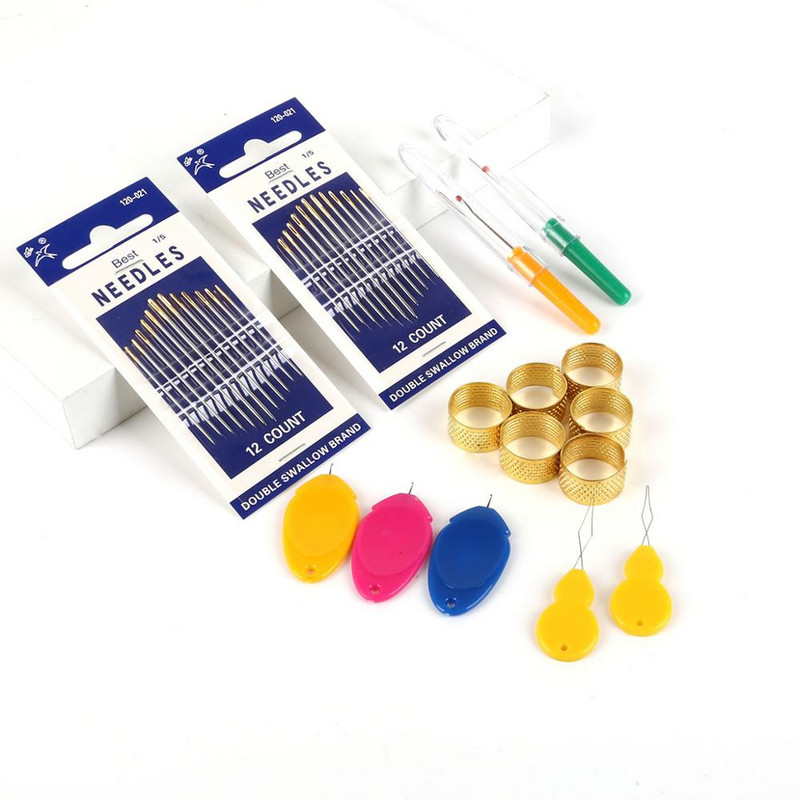 Ποικίλες βελόνες ραπτομηχανής Πιεστικές κλωστές ποδιών Cross Stitch DIY Industrial and Domestic Overlock Αξεσουάρ ραπτομηχανής