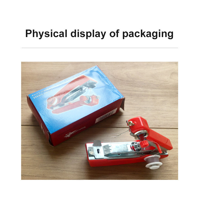 1db kis varrógép mini multifunkcionális hordozható kézi szabógép otthoni utazás praktikus kézimunka kézi munkaeszközök