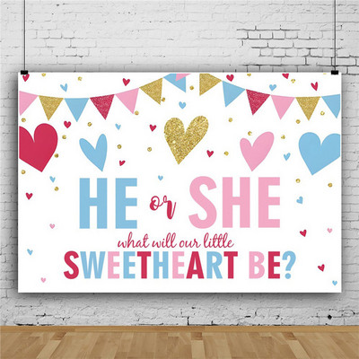 Lytis Atskleidžiamas berniuko ar mergaitės fonas Reklamjuostė Kūdikių dušo kabina Fotografija Fono reklamjuostės rekvizitų dekoras