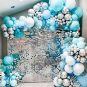 35*35CM kvadratiniai blizgučiai, blizgantys blizgučiai Bling sienos fono plokštės Renginių fonas Sužadėtuvių jubiliejaus dekoras Droppshipping