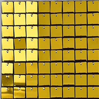 35*35 εκ. Τετράγωνη παγιέτα Shimmer Glitter Bling Πάνελ σκηνικού τοίχου Εκδηλώσεις σκηνικού Επετειακό αρραβωνιαστικό ντεκόρ Droppshipping