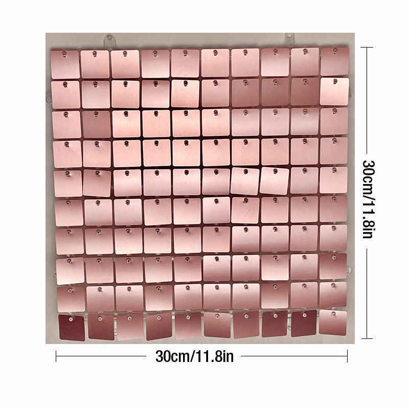 1x esküvői háttér fali dekoráció tükör lézeres, négyzet alakú flitter háttér tábla karácsonyi esküvői születésnapi parti dekoráció