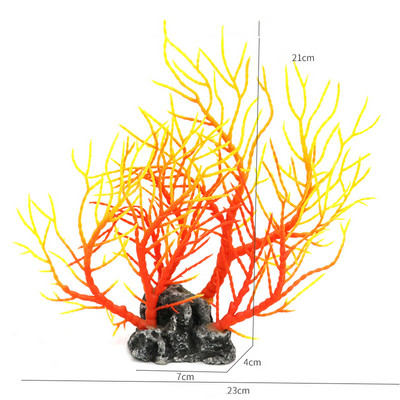 Akvariumo žėrintys grybų papuošimai žuvų rezervuaro silikoninis ornamentas, skirtas gėlo vandens sūraus vandens akvariume Betta žuvims