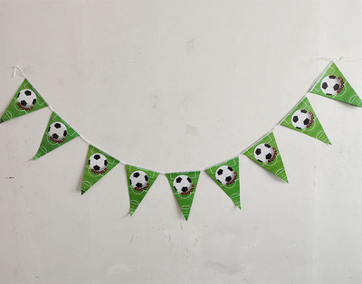 Futbolo balionai Gimtadienio vakarėlio dekoravimo fonai Reklamjuostė Berniukas Vyras Futbolas Teminis vakarėlis Fono sienų dekoravimo reikmenys