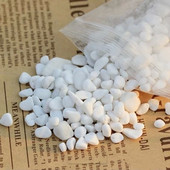 80 g dabīgs upes dekoratīvs akmens marmors sulīgs bonsai zivju tvertnē bez vāzes augu mājas dārza dekors balts F460