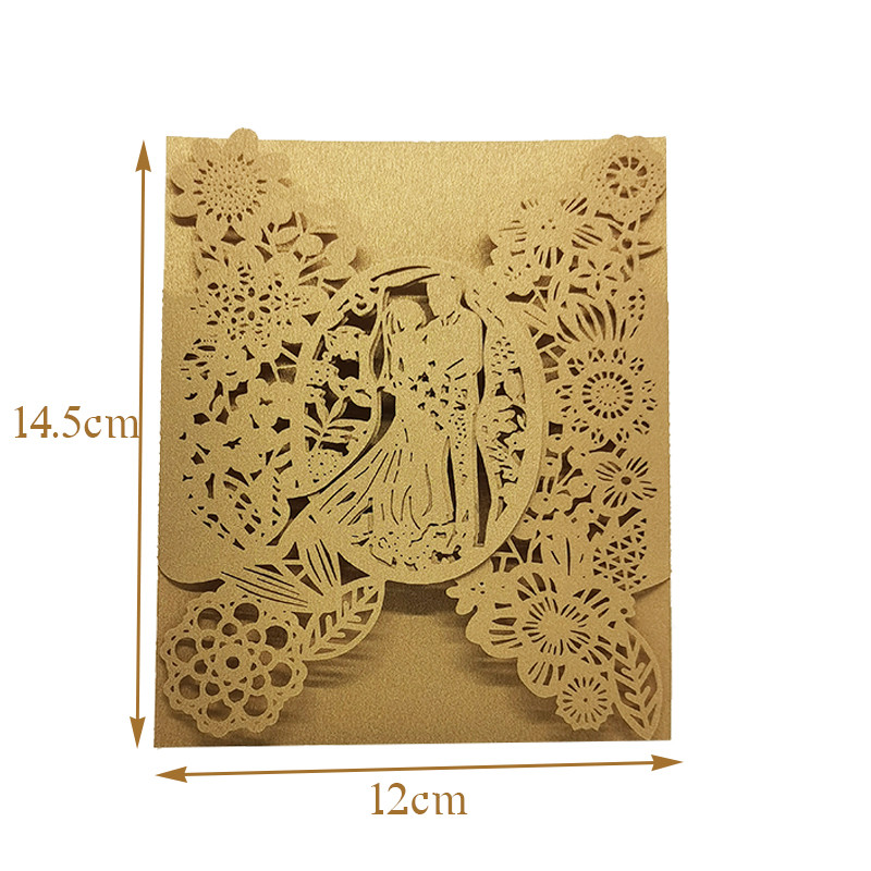 10 gab. Ielūgumu kartīte Līgavas un līgavaiņa ziedu raksts Romantiski kāzu ielūgumi Apsveikuma kartītes Vairākas krāsas ballītei Dec.