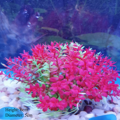 Viltus mīksts purpursarkans simulācijas augs zivju tvertnē ūdens viltus augi mājas akvārija aksesuāri mikro ainavu fona dekorēšana
