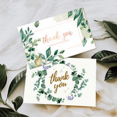 50 de bucăți felicitări de mulțumire pentru nuntă, decorare pentru petrecerea de naștere, carduri cadou, pentru duș de nuntă, felicitări de invitație de nuntă, pentru oaspeți