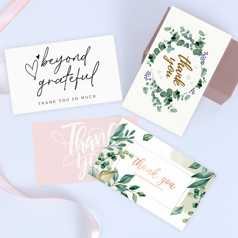 50 de bucăți felicitări de mulțumire pentru nuntă, decorare pentru petrecerea de naștere, carduri cadou, pentru duș de nuntă, felicitări de invitație de nuntă, pentru oaspeți