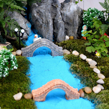Δημιουργική Διακόσμηση Ενυδρείου Προσομοίωσης Γέφυρα DIY Χειροποίητα στολίδια από ρητίνη Fish Tank Garden Style Micro Landscape