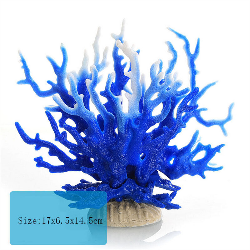 Dirbtinės dervos koralų rifų akvariumo fonas, imituotas augalinis ornamentas, kraštovaizdžio kūrimas rezervuaro dekoras Namų dubenėlio reikmenys