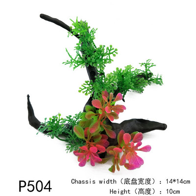 Mākslīgie augi Akvārija dekors Ūdens Nezāles Dekoratīvie Augi Zivju tvertne Akvārijs Jauka ainava zāle Dekorācija Vidējais augstums