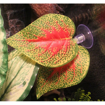 2 τμχ Fish Tank Aquarium Artificial Leaf Betta Fish Rest Spawning Ornamental Plant Fish Hide Play Bed Habitat Beta Leaf Hamock