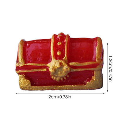 Διακοσμήσεις δεξαμενών ψαριών ενυδρείου Διακοσμητικά κουτιού θησαυρού Μοναδικό σχέδιο για μεγάλα μεσαία αξεσουάρ δεξαμενής ψαριών