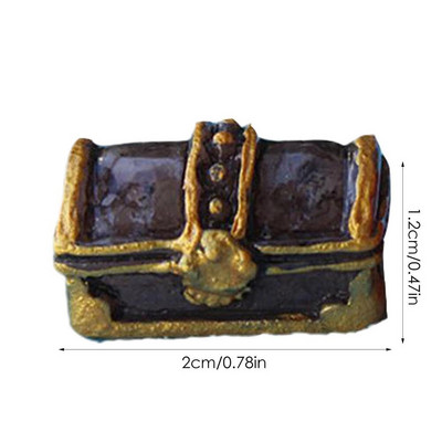 Διακοσμήσεις δεξαμενών ψαριών ενυδρείου Διακοσμητικά κουτιού θησαυρού Μοναδικό σχέδιο για μεγάλα μεσαία αξεσουάρ δεξαμενής ψαριών