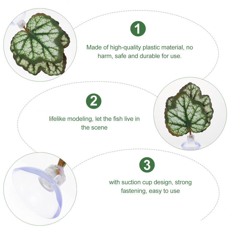 2 gab terārija stikla konteineri zivju tvertnes ainavu lapas akvārija lapas dzīvotnes izlietne, plastmasa