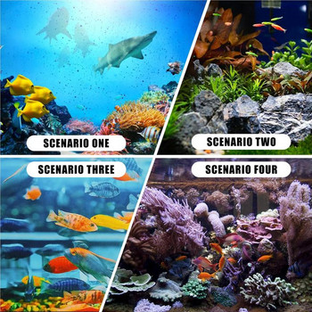 Аквариум Корал Изкуствен подводен аквариум Корал Многоцветна декорация за озеленяване Аквариумни растения Аксесоари за дома