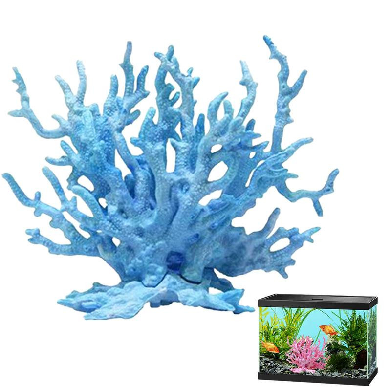 Akvārija koraļļi mākslīgie zemūdens zivju rezervuāri Koraļļi daudzkrāsu ainavu dekorēšana Akvārija augi Mājas piederumi