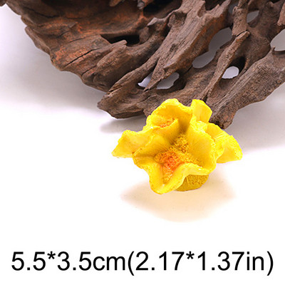 Bright Simulation Vivid Aquarium Resin Coral Ornaments Fish Tank Landscape Decoration Artificial Coral For Fish Tank Ornaments