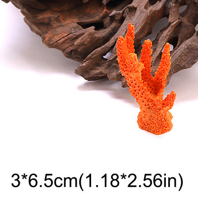 Bright Simulation Vivid Aquarium Resin Coral Ornaments Fish Tank Landscape Decoration Artificial Coral For Fish Tank Ornaments