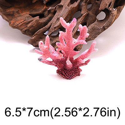 Bright Simulation Vivid Aquarium Resin Coral Ornaments Fish Tank Landscape Decoration Artificial Coral For Fish Tank Ornaments