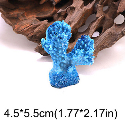 Bright Simulation Vivid Aquarium Resin Coral Ornaments Fish Tank Landscape Decoration Artificial Coral For Fish Tank Ornaments