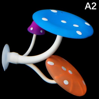 Gomba függőágy puha akváriumi haltenyésztés tapadókoronggal játszó szilikon dísz dekoráció színes élethű táj