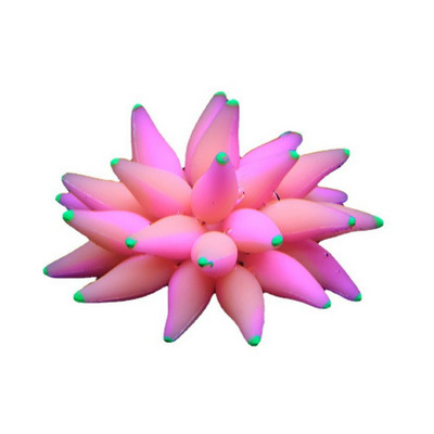Φυσαλίδα φθορισμού Coral Sea Urchin Simulation Πολύχρωμο μαλακό ενυδρείο Coral μαλακή σιλικόνη Φωτεινή διακόσμηση ενυδρείου Sea Anemone