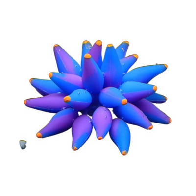 Φυσαλίδα φθορισμού Coral Sea Urchin Simulation Πολύχρωμο μαλακό ενυδρείο Coral μαλακή σιλικόνη Φωτεινή διακόσμηση ενυδρείου Sea Anemone
