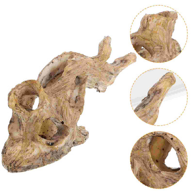 Sākums Mākslīgais koks Delikāts akvārija celms, slēpšanās ala Zivju tvertnes dekorēšana Dekoratīvā stumbra ainava