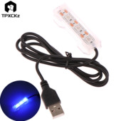 Akvariumo lemputė, plastikinė mažų akvariumo augalų šviesa USB LED stalinis žuvų tanko lempa akvariumo kraštovaizdžio dekoratyvinės lempos priedas