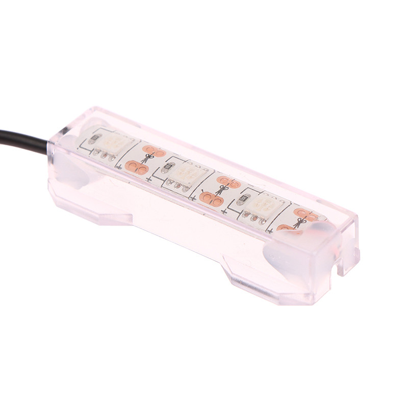 Akvariumo lemputė, plastikinė mažų akvariumo augalų šviesa USB LED stalinis žuvų tanko lempa akvariumo kraštovaizdžio dekoratyvinės lempos priedas