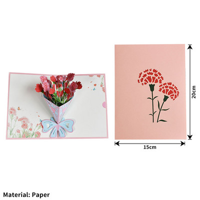 Lilled, käsitsi valmistatud origami 3D Pop UP õnnitluskaardi kutse beebiõhtuks pulmadeks ja jõuludeks sünnipäevapeo suveniirid