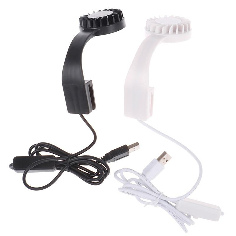 Usb uzlādes mazs Fishbowl LED apgaismojums ar atsevišķu barošanas slēdzi augsta spilgtuma klipa tipa mini ūdens zāles lampas akvārijs