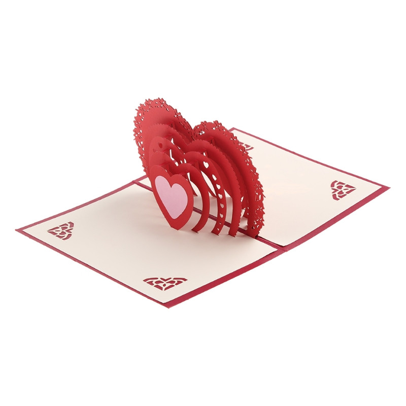 3D iššokanti kortelė Mergina vaikinas vyras žmona dovanos vyras žmona vestuvės