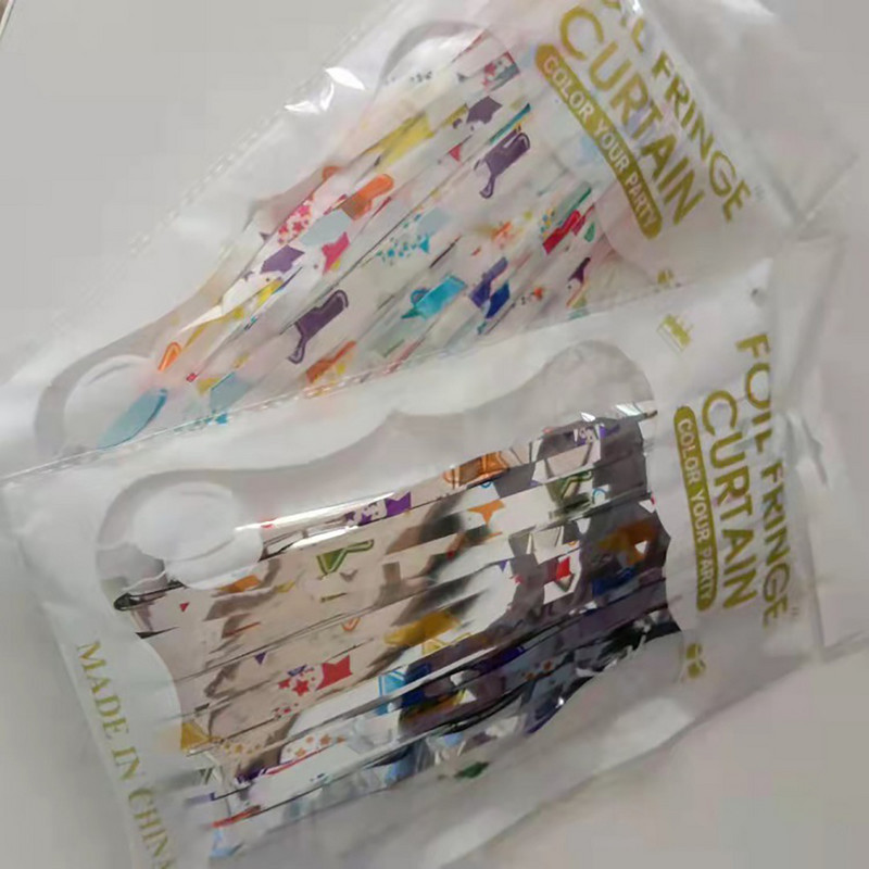 1 × 2m särav värviline meteoriididušš siidkardin jõulupidu sünnipäev baarifestivali tähistamine pulmade taustakaunistus