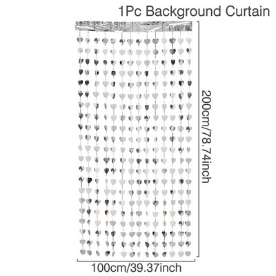 Rozā zelta lietus aizkaru fons Kāzu ballīšu dekors mirdzošs sienas fons audums dzimšanas dienas svinību dekors fliteru sienas fons