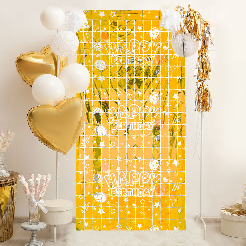 Rozā zelta lietus aizkaru fons Kāzu ballīšu dekors mirdzošs sienas fons audums dzimšanas dienas svinību dekors fliteru sienas fons