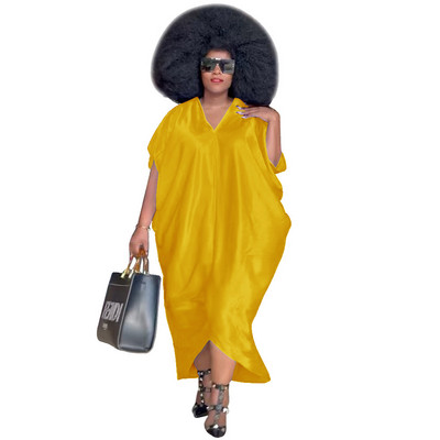 Nagy méretű elegáns női ruhák selyem szolid parti 5xl ruha 2022 nyári divat estélyi ruhák nagykereskedés ruhák bő ruhák