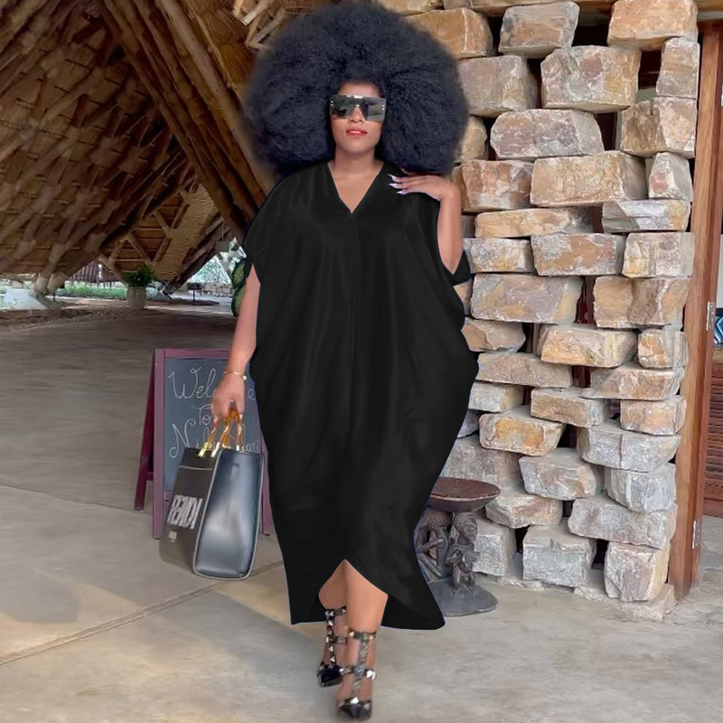 Nagy méretű elegáns női ruhák selyem szolid parti 5xl ruha 2022 nyári divat estélyi ruhák nagykereskedés ruhák bő ruhák