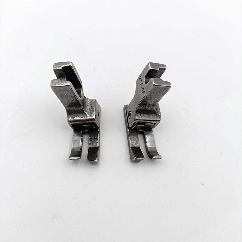 QX YUN S/N Lockstitch šujmašīnas detaļu pēda 211R-NF 221L-NF tikai spiedpeda pilna tērauda galvanizācijas process