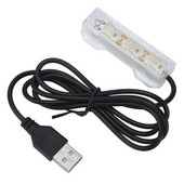 Akvaariumi akvaariumi LED-valgusti plastikust väikesed akvaariumitaimed Valgustid maastikud Akvaariumi USB-valgusti akvaariumi dekoratiivlamp