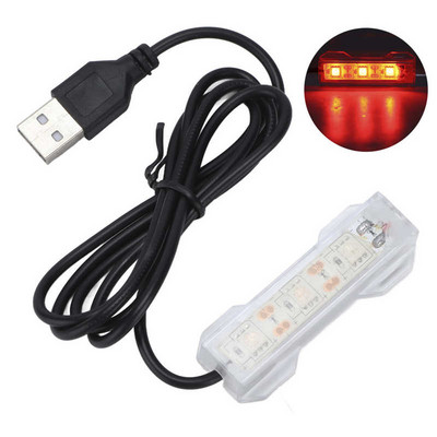 Akvaariumi akvaariumi LED-valgusti plastikust väikesed akvaariumitaimed Valgustid maastikud Akvaariumi USB-valgusti akvaariumi dekoratiivlamp