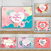 Boldog anyák napi buli Hátterek Szerelem szív virág Fényképanyag Fényképezés Háttér kendő családi fali dekorációhoz