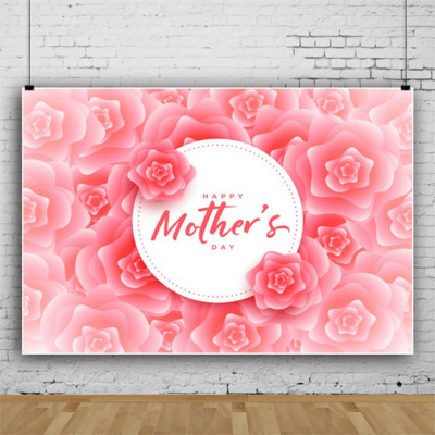 Boldog anyák napi buli Hátterek Szerelem szív virág Fényképanyag Fényképezés Háttér kendő családi fali dekorációhoz