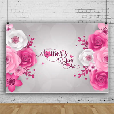 Boldog anyák napi buli Hátterek Szerelem szív virág Fényképanyag Fényképezés Háttér kendő családi fali dekorációhoz